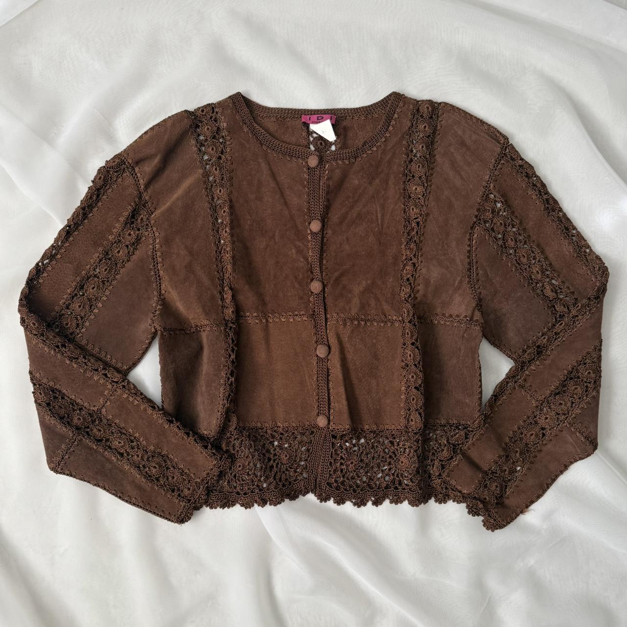 IDI grunge suede leather jacket (M)