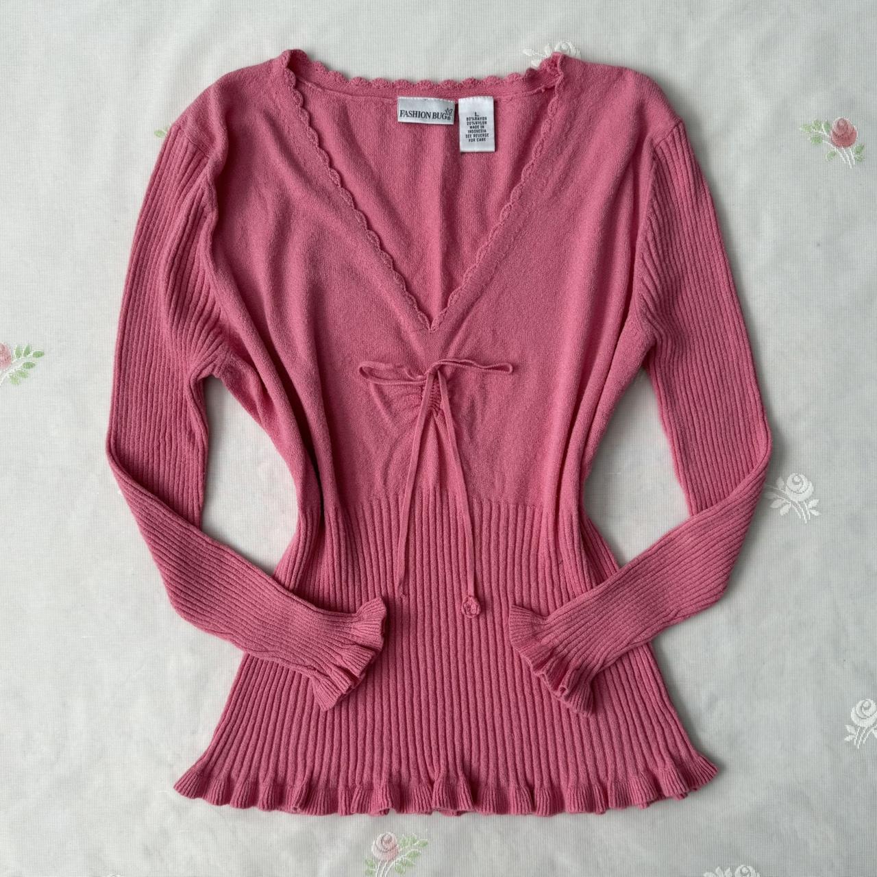 Fashion Bug dainty ribbed sweater (L)
