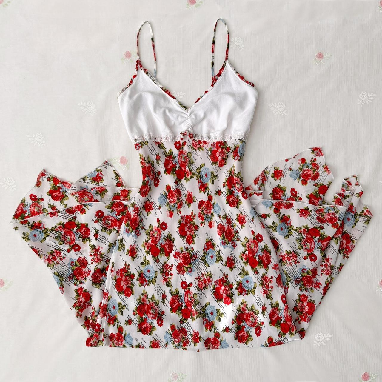Twinset floral Euro midi summer dress (fits M)