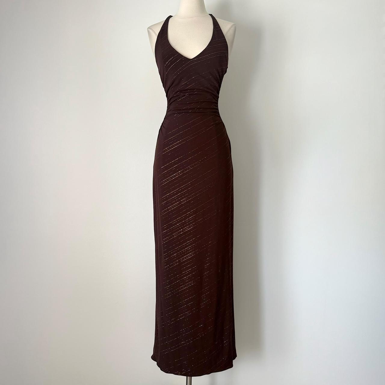 City Triangles halter maxi dress (fits XS)