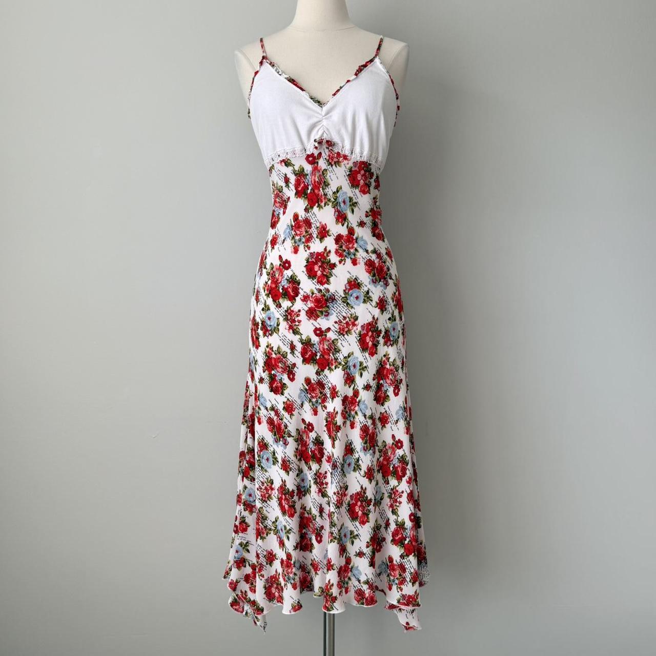 Twinset floral Euro midi summer dress (fits M)