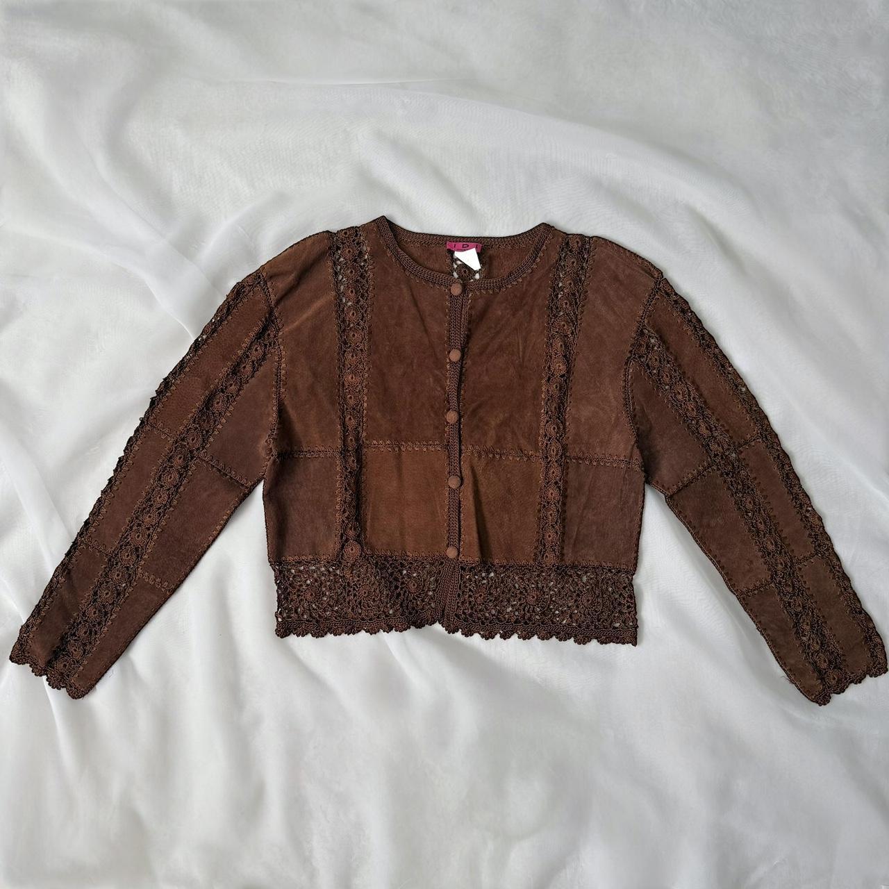IDI grunge suede leather jacket (M)
