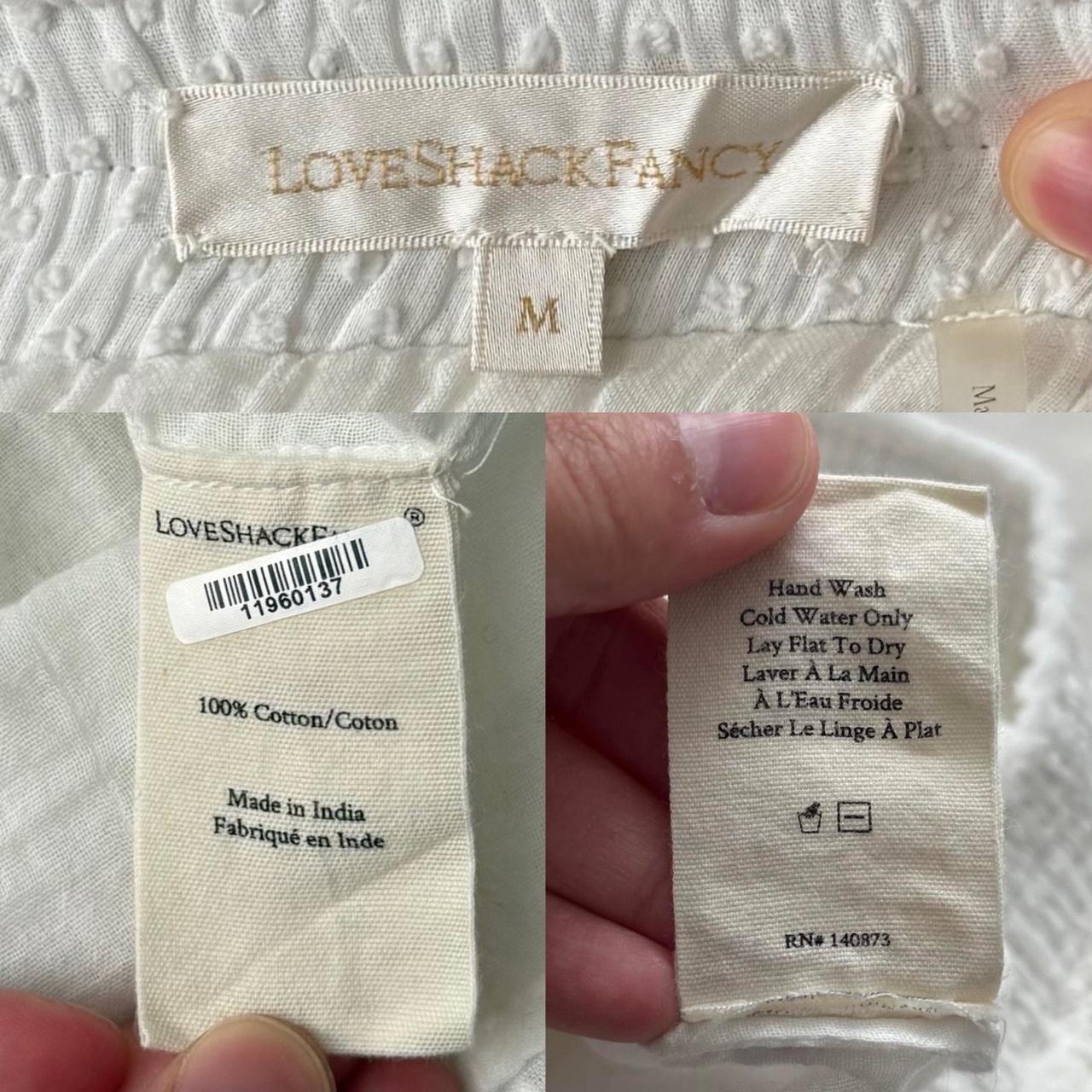 LoveShackFancy layered boho skirt (M)