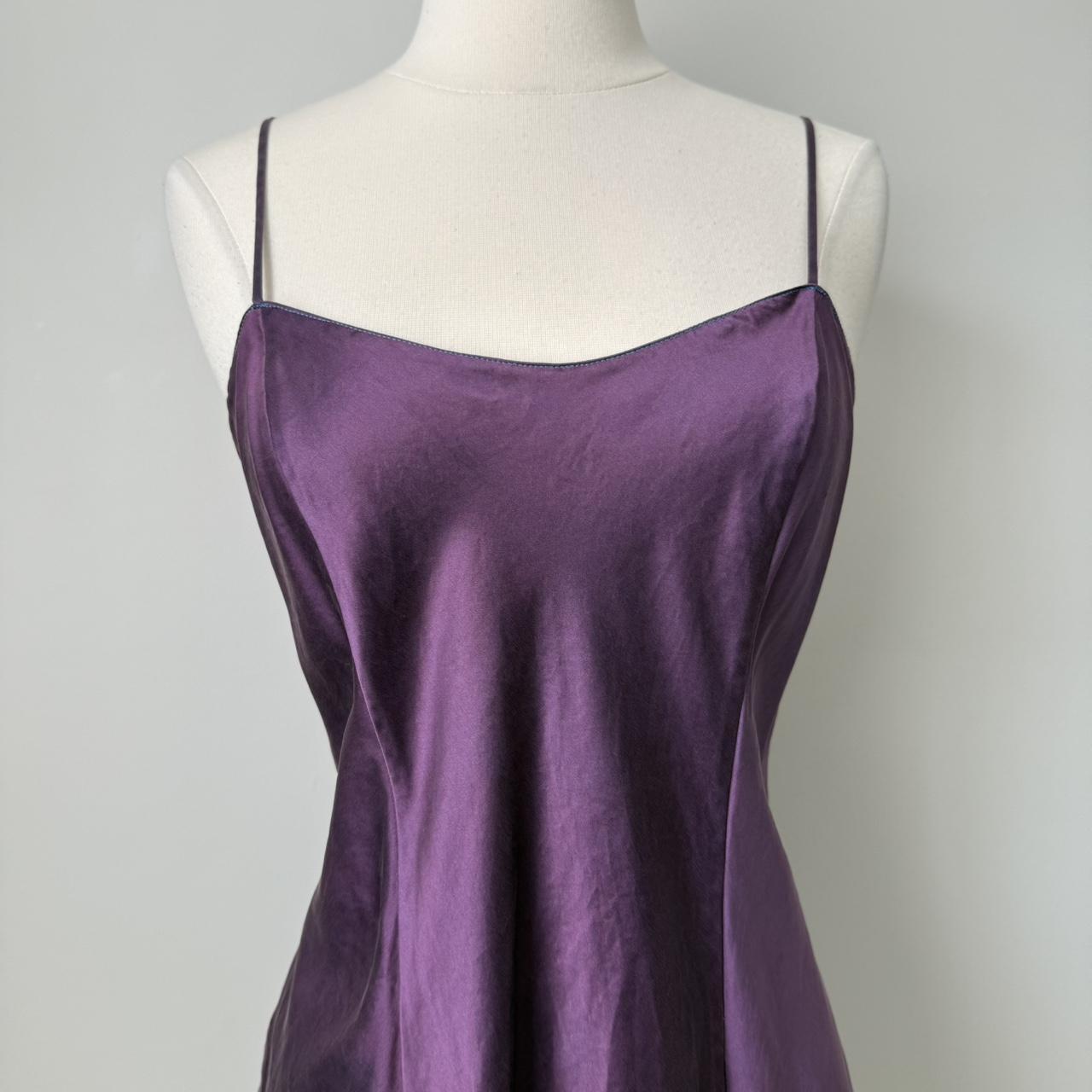 Victoria’s Secret purple silk slip (M)