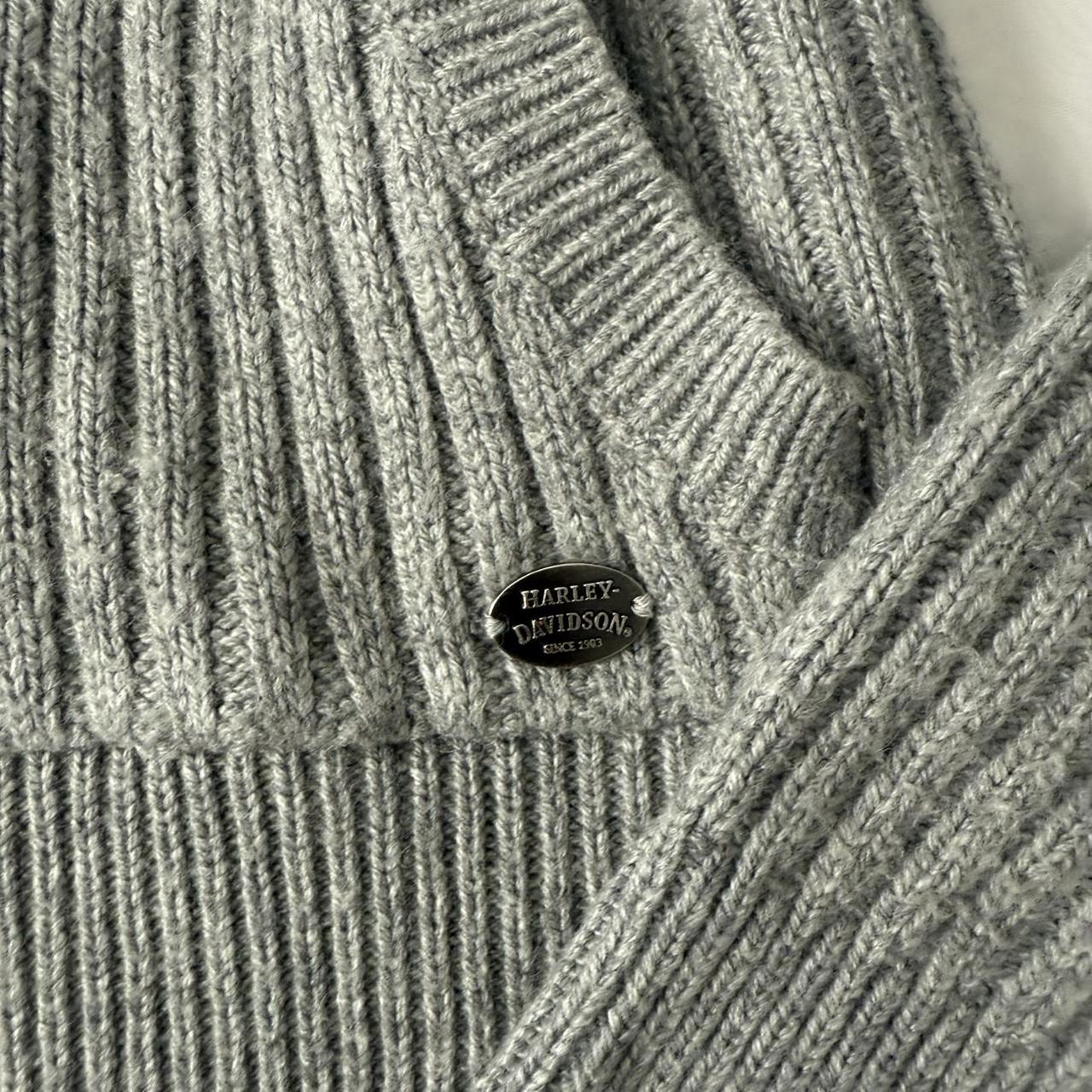 Harley Davidson quarter zip sweater (M)