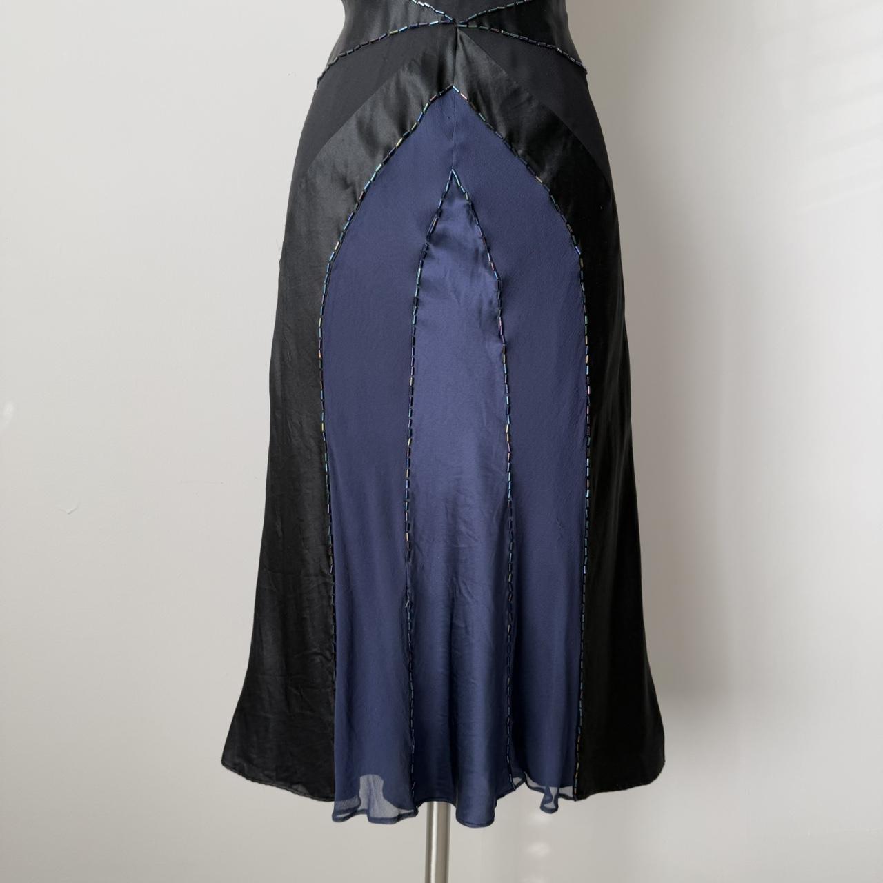 Oasis dark fairy silk halter dress (fits S)