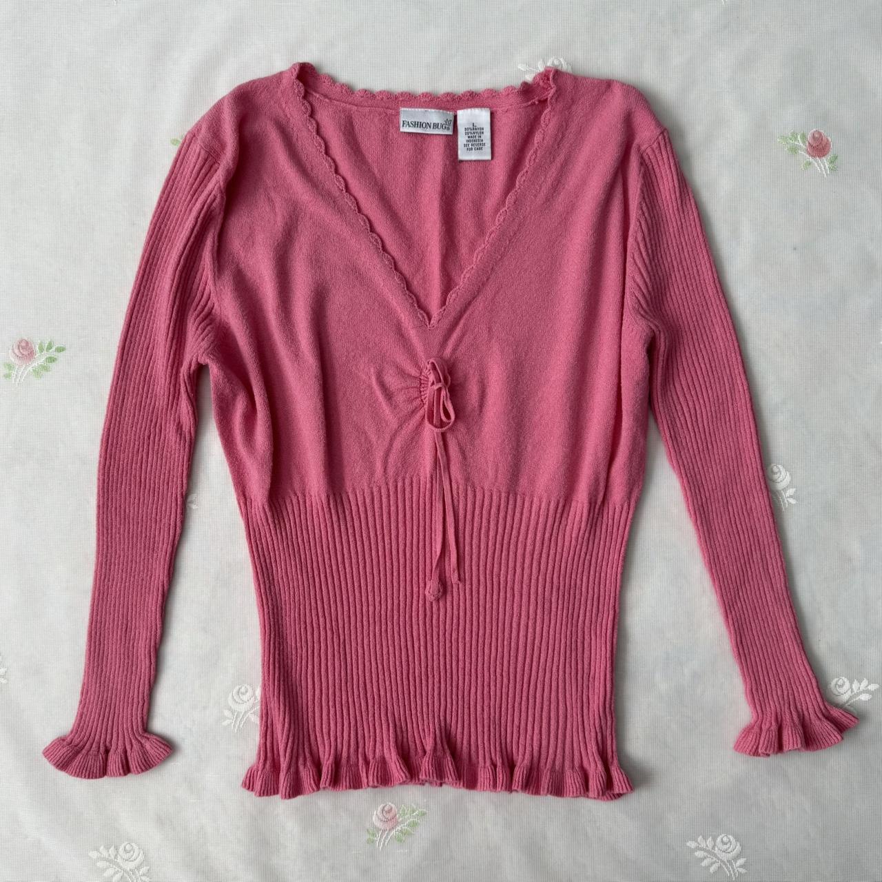 Fashion Bug dainty ribbed sweater (L)