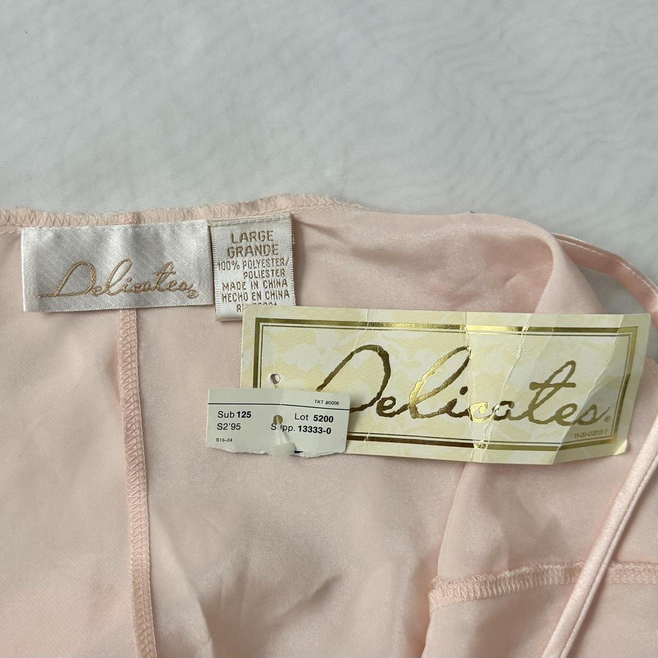 Delicates coquette vintage satin teddy (L)