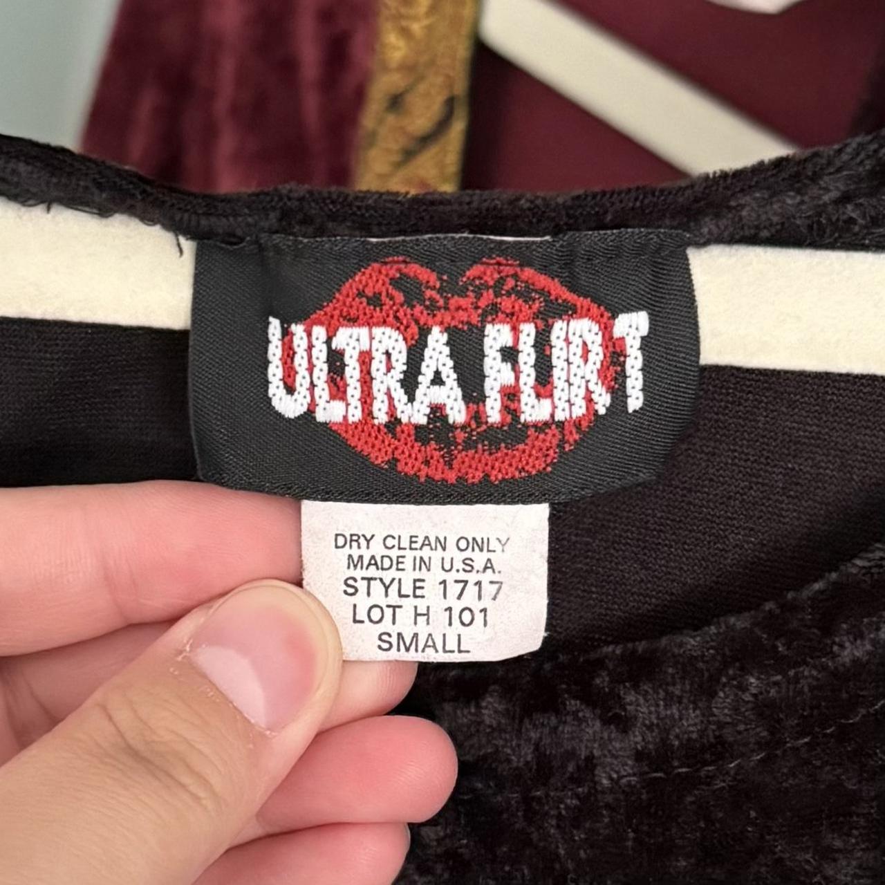 Ultra Flirt velour maxi costume dress (S)