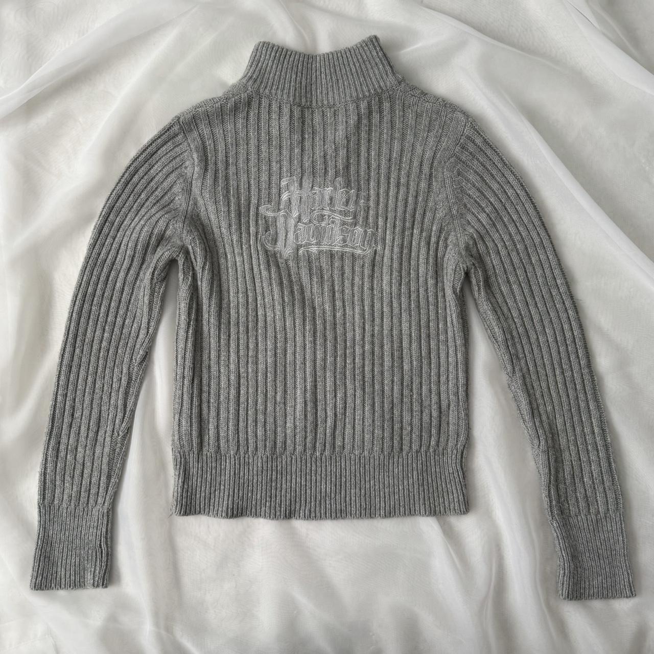 Harley Davidson quarter zip sweater (M)