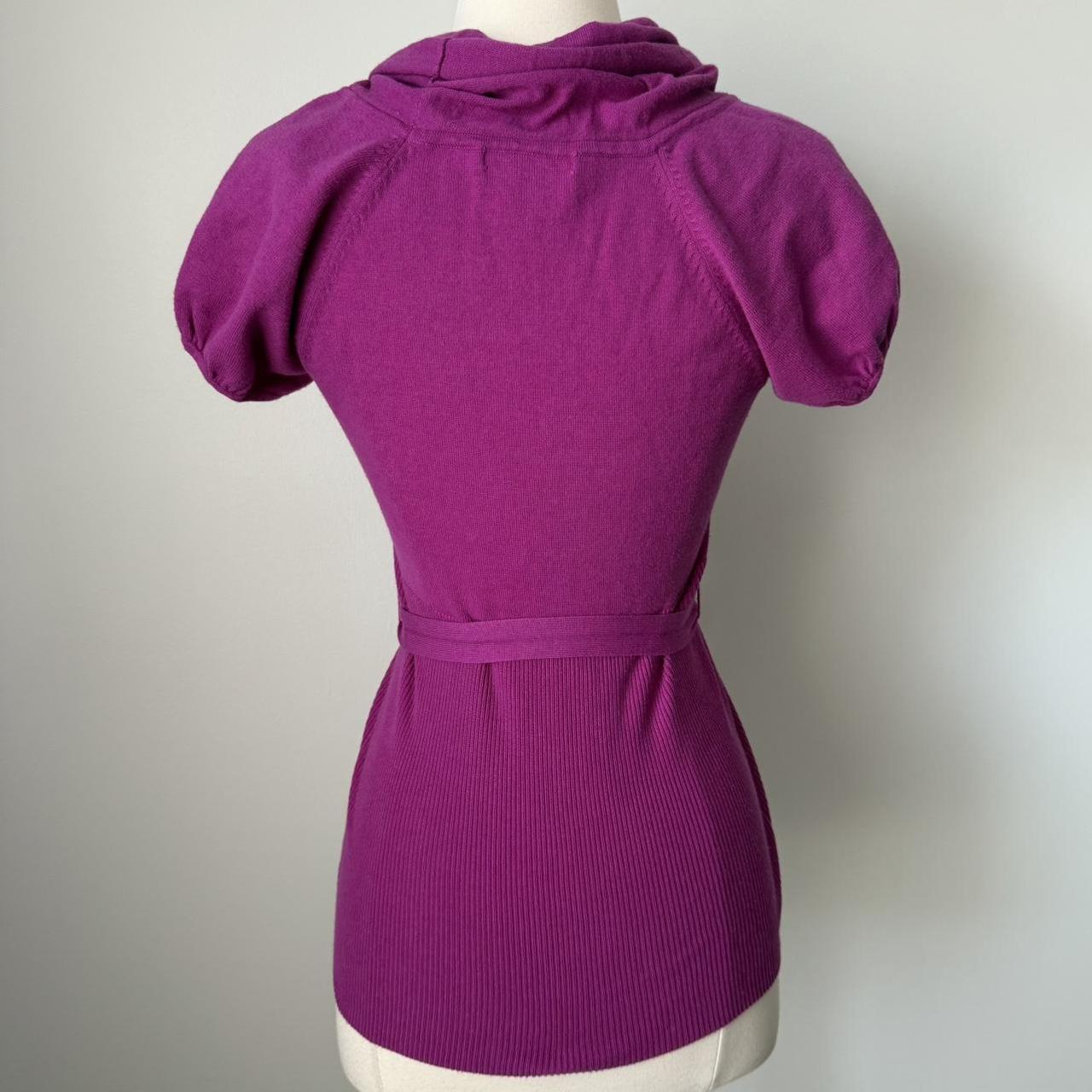 Charlotte Russe purple babydoll sweater (M)