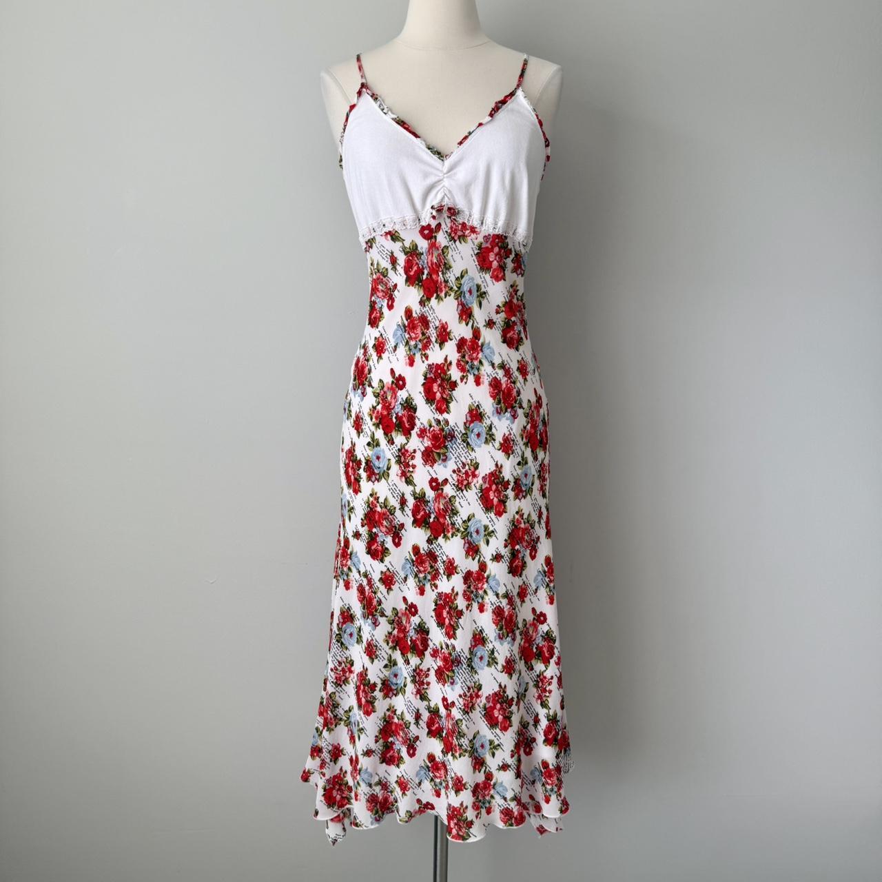 Twinset floral Euro midi summer dress (fits M)