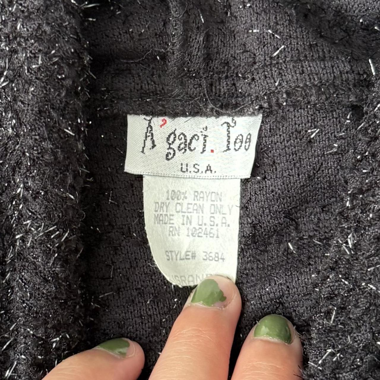 A’gaci Y2K fur trim zip up hoodie (L)
