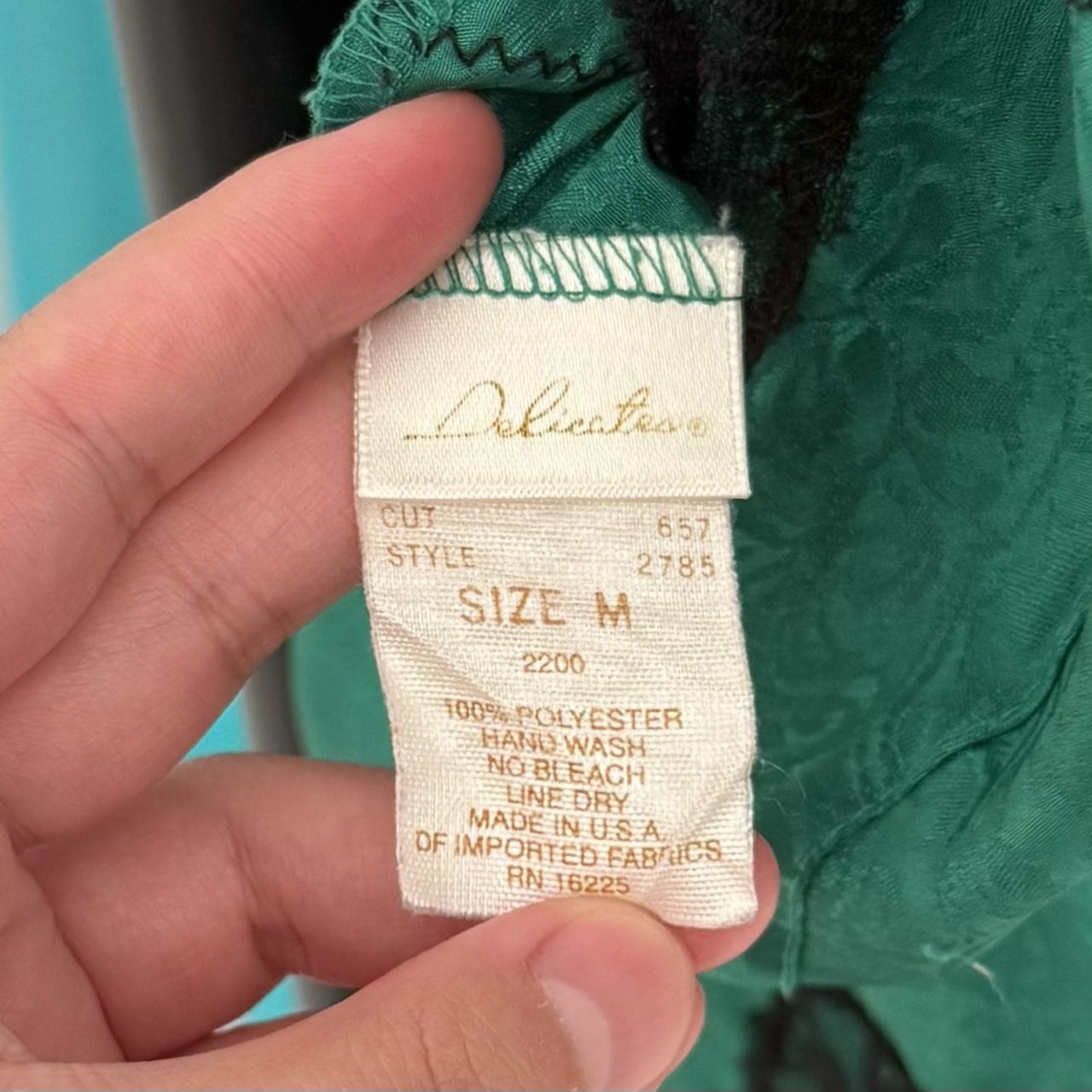 Delicates vintage satin bodysuit (M)