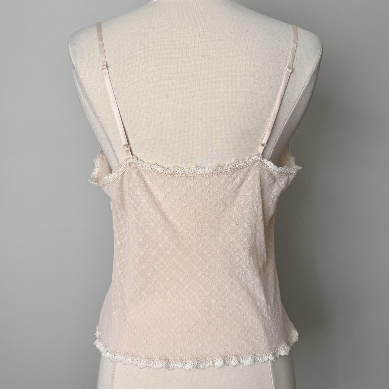 Coquette milkmaid mesh cami top (fits L)