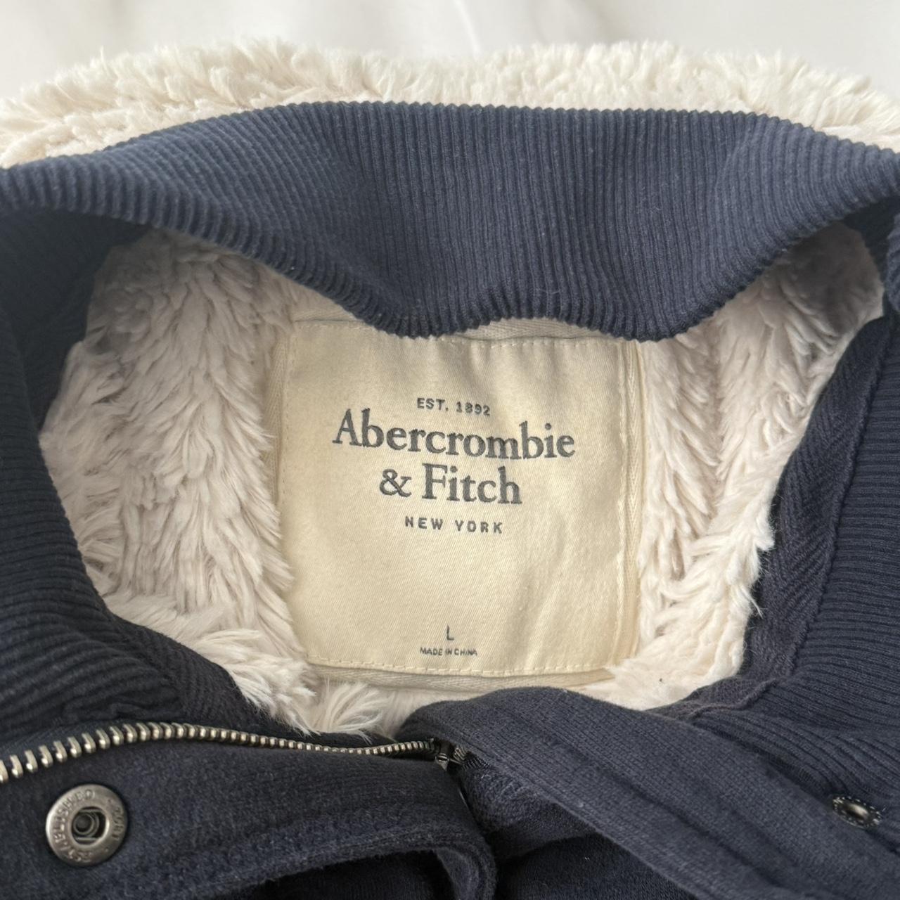 Abercrombie & Fitch fur trim jacket (L)