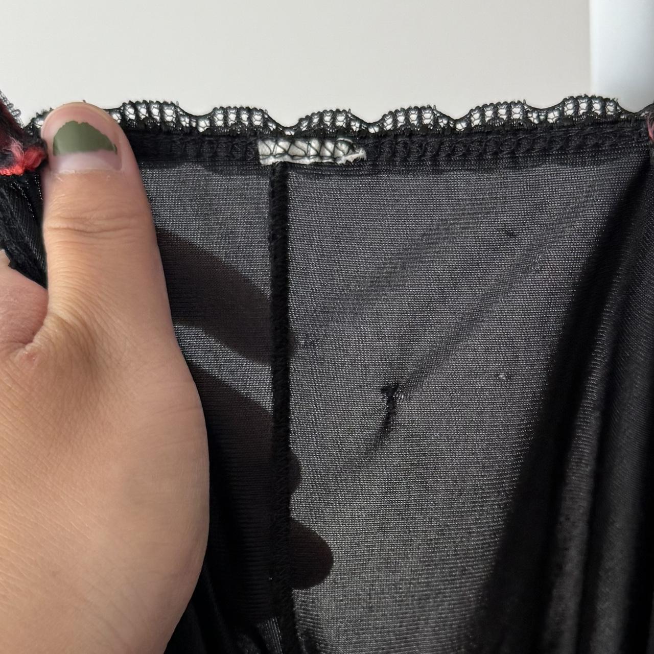 Vintage vampy lace bodysuit (fits L)