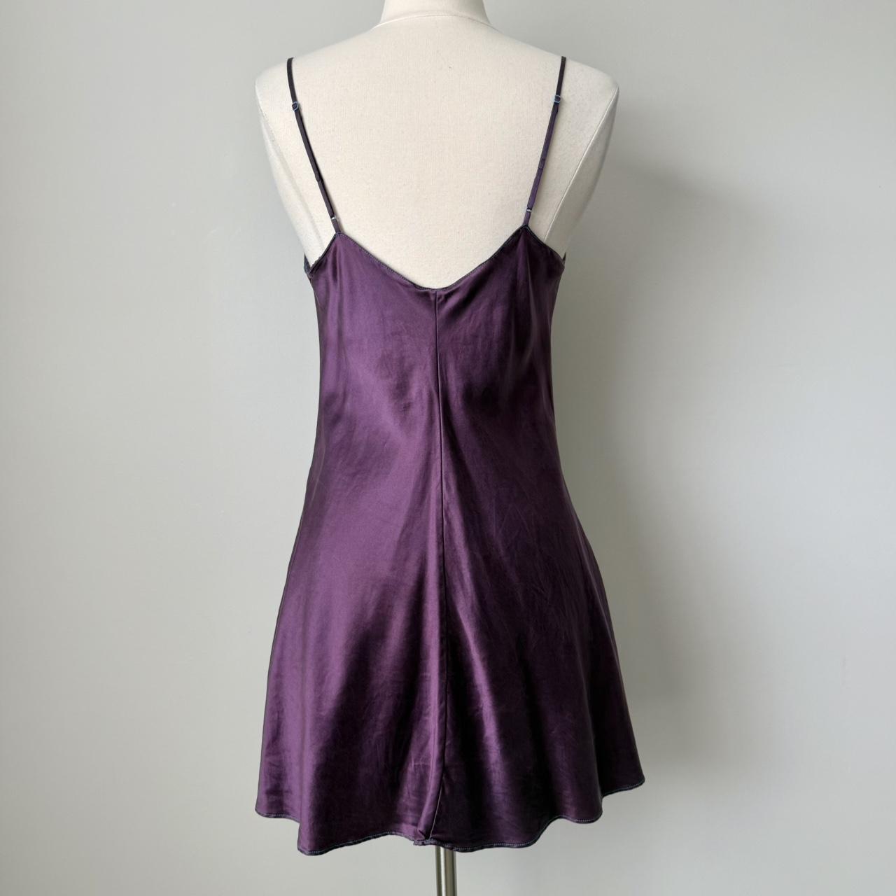 Victoria’s Secret purple silk slip (M)