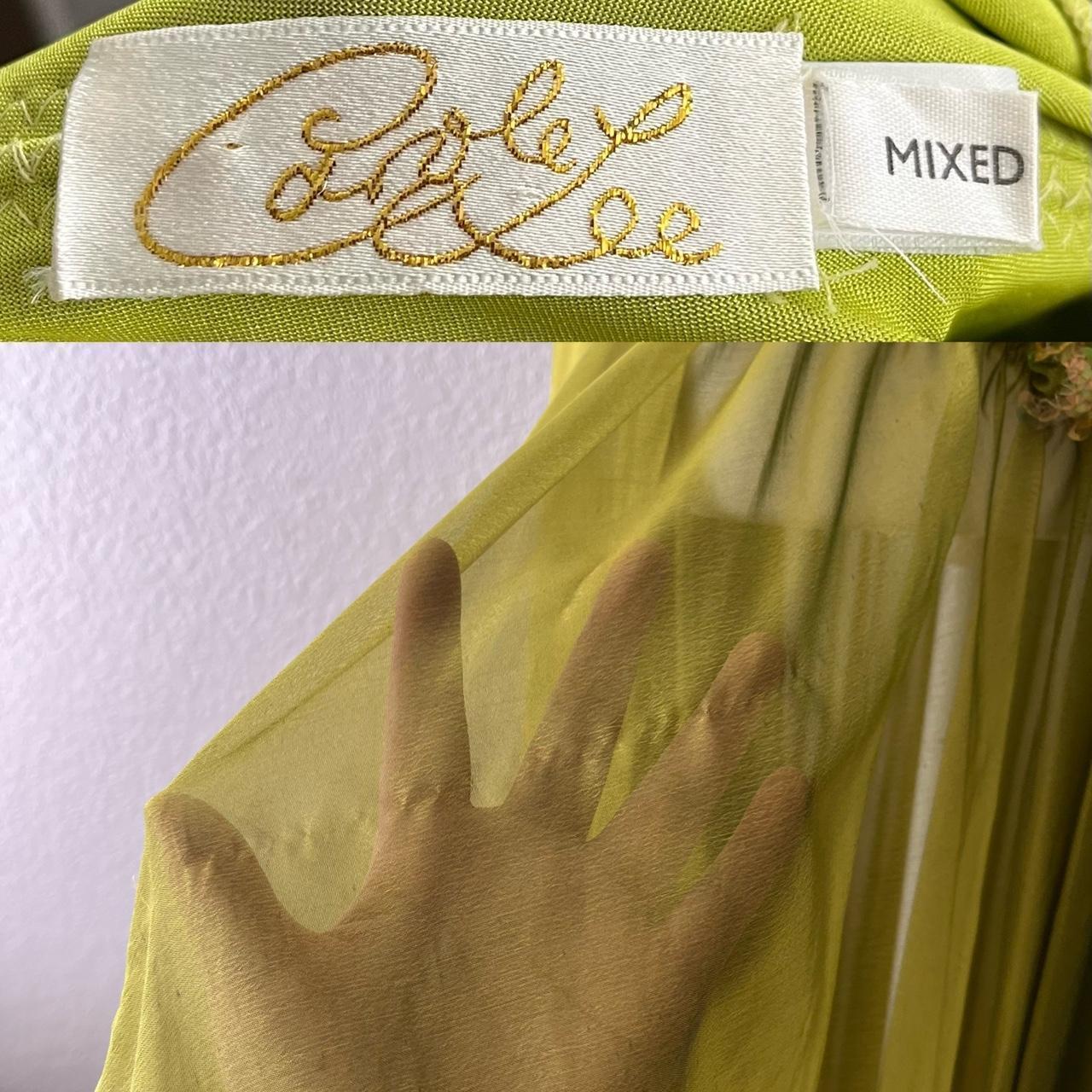 Carole Lee fairycore asymmetric sequin dress (fits XS-M)