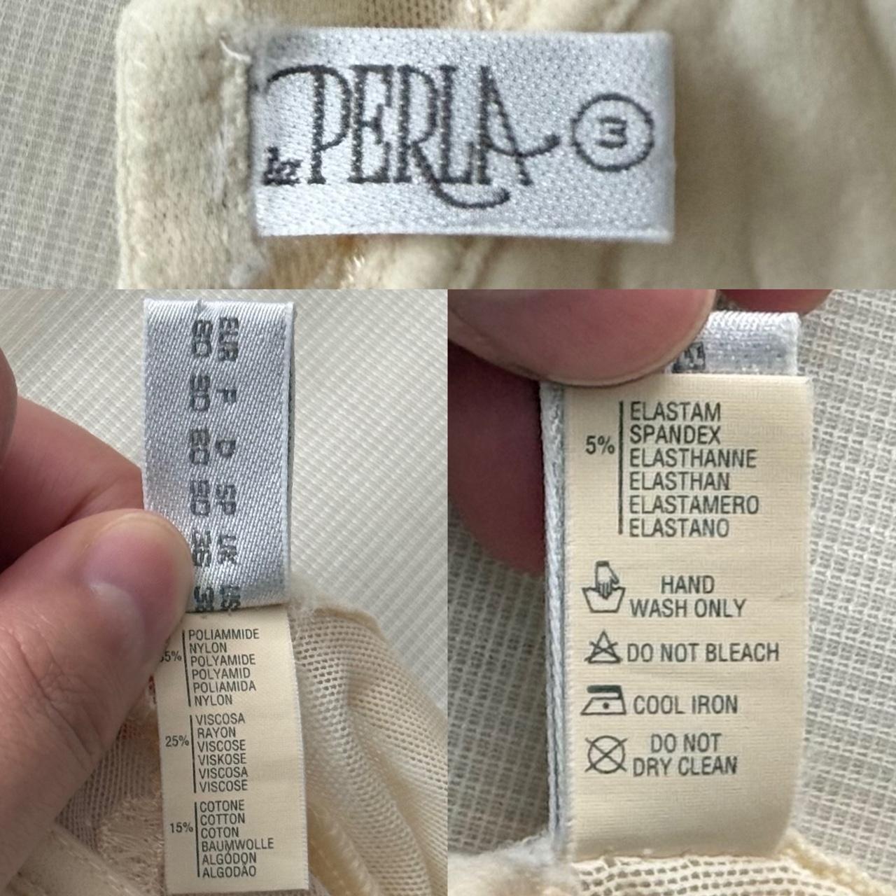 La Perla cream lingerie bodysuit (36/M)