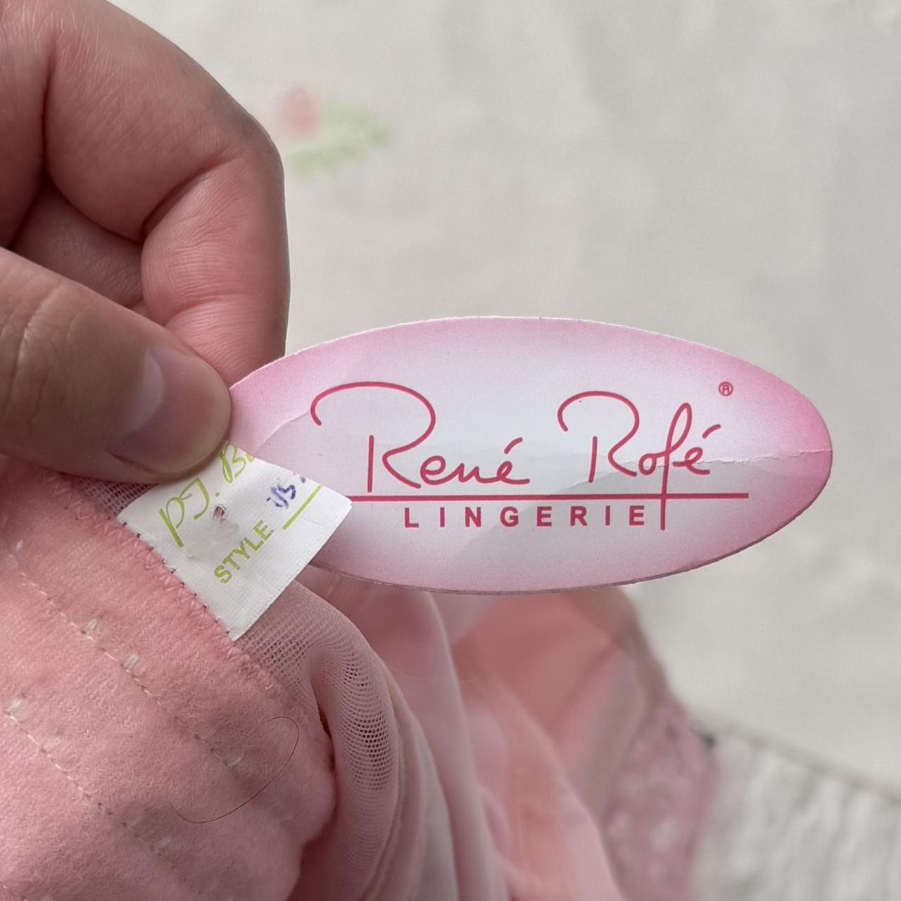 René Rofé coquette mesh lingerie top (fits M)