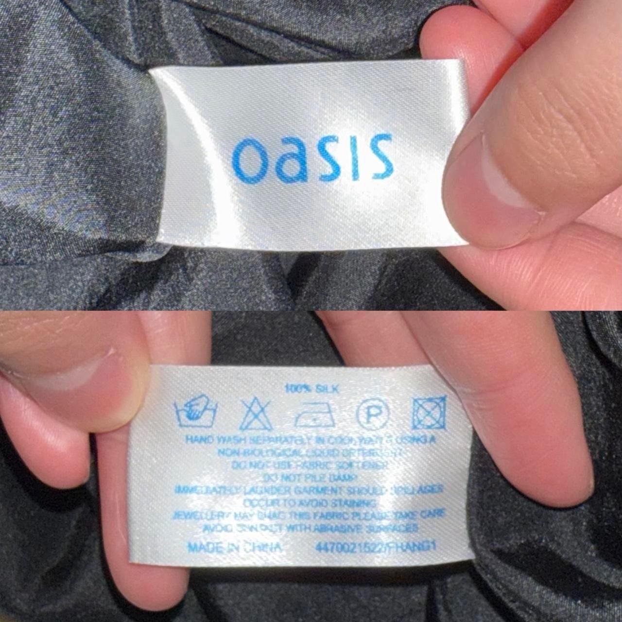 Oasis dark fairy silk halter dress (fits S)