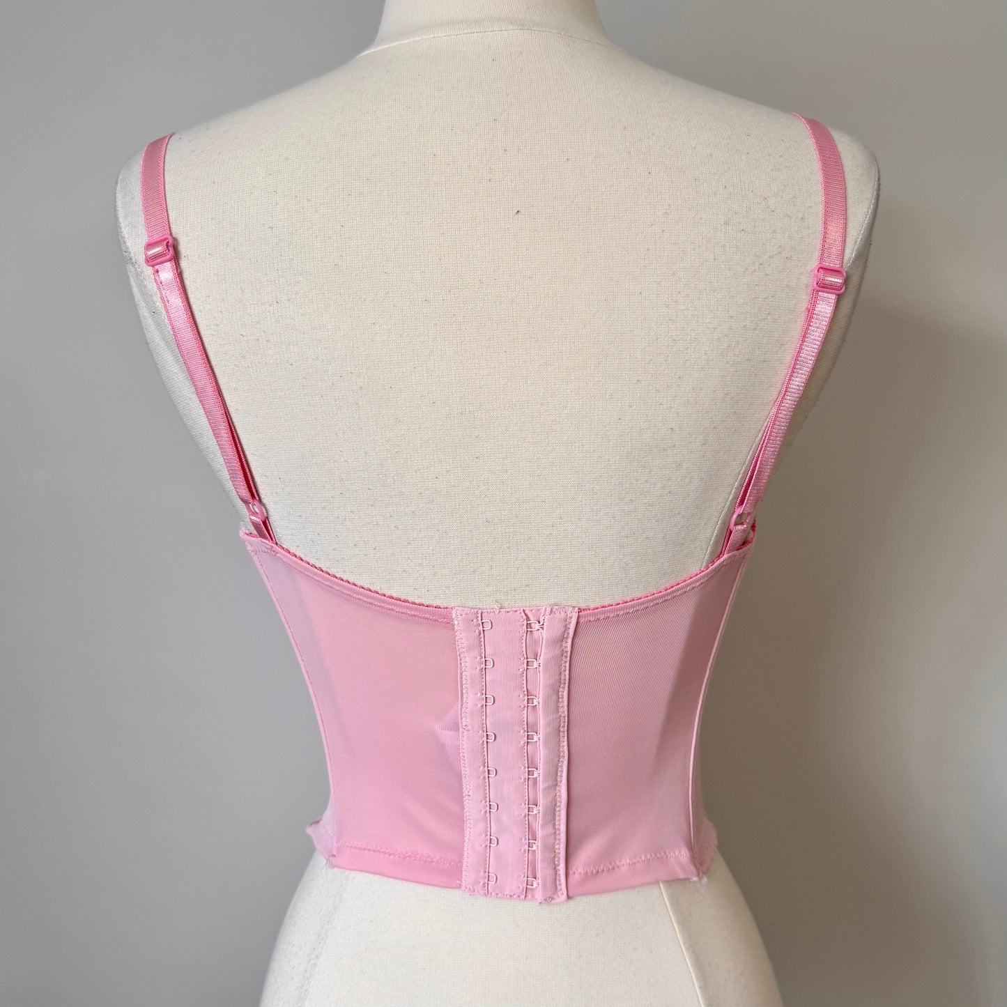 Rampage coquette mesh bustier (S)