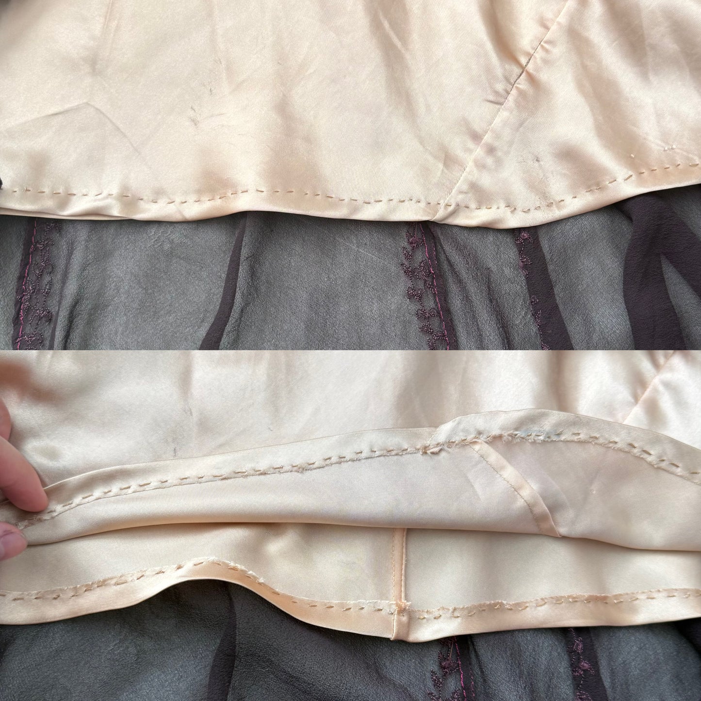 Adrianna Papell silk beaded maxi dress (6)