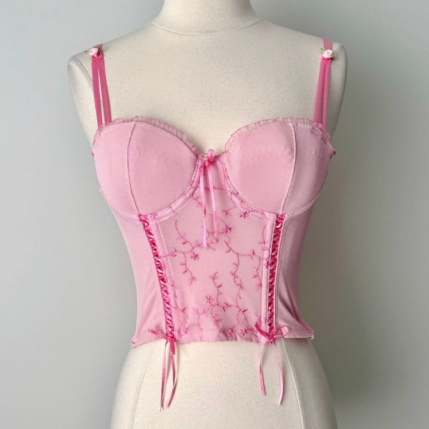 Rampage coquette mesh bustier (S)