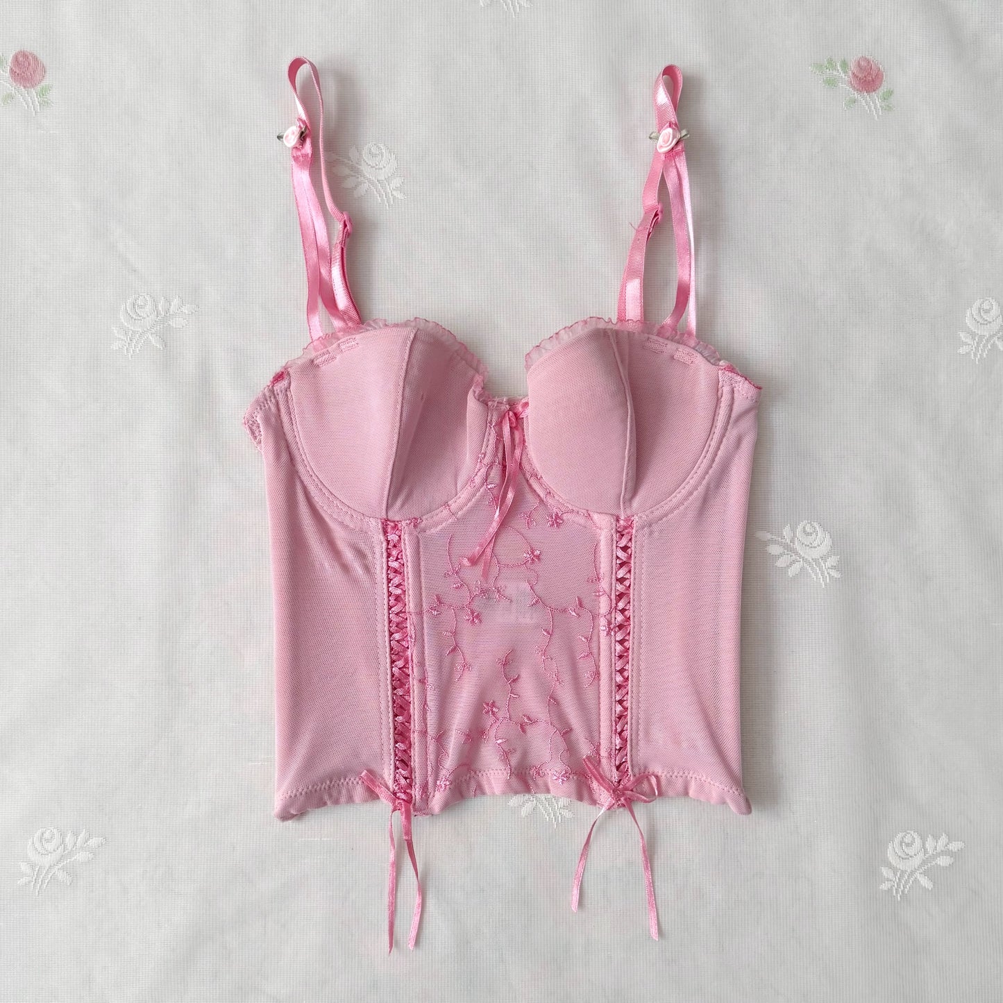 Rampage coquette mesh bustier (S)
