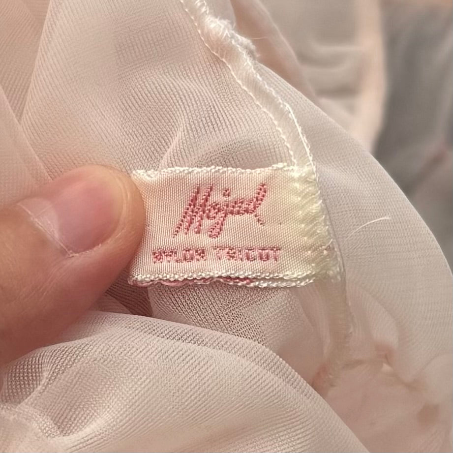 Mojud vintage peignoir coquette nightgown (32)