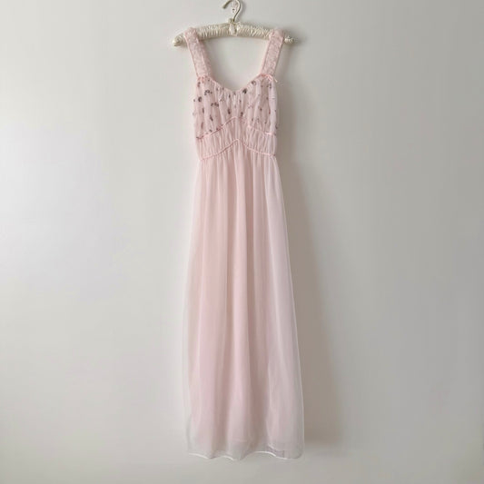 Mojud vintage peignoir coquette nightgown (32)