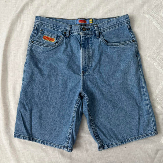 Empyre medium wash denim jorts (32)