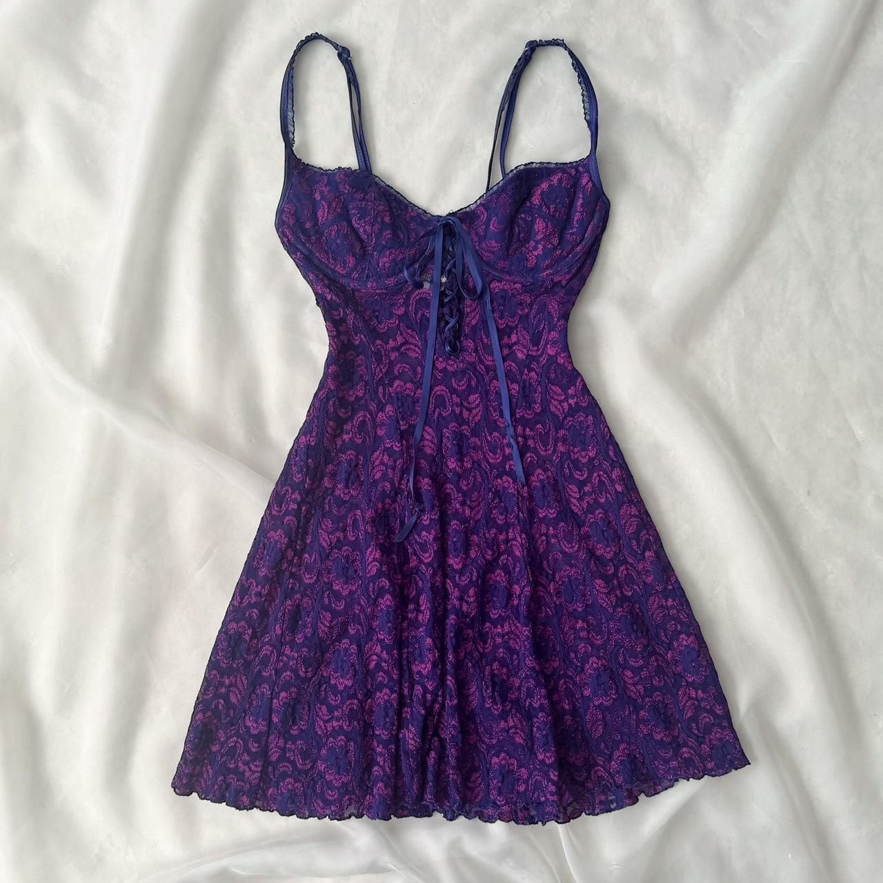 Frederick's of Hollywood lace slip dress (S)