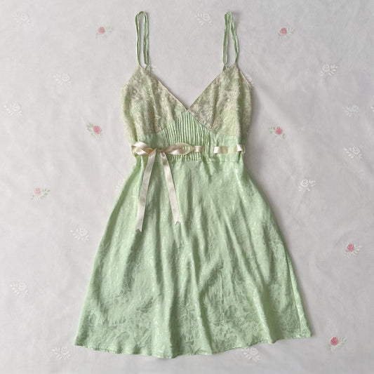 Hillard & Hanson silk slip dress (L)