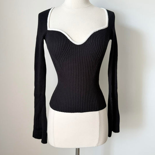 H&M babydoll sweater style top (S)