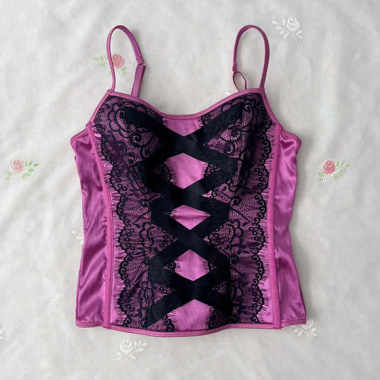 Victoria’s Secret satin lace corset (S)