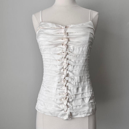 Caché silk tiered cami top (S)