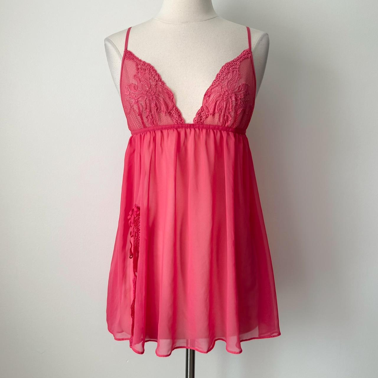 Victoria’s Secret soft sheer slip dress (L)