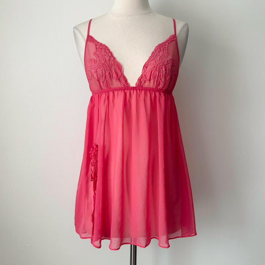 Victoria’s Secret soft sheer slip dress (L)