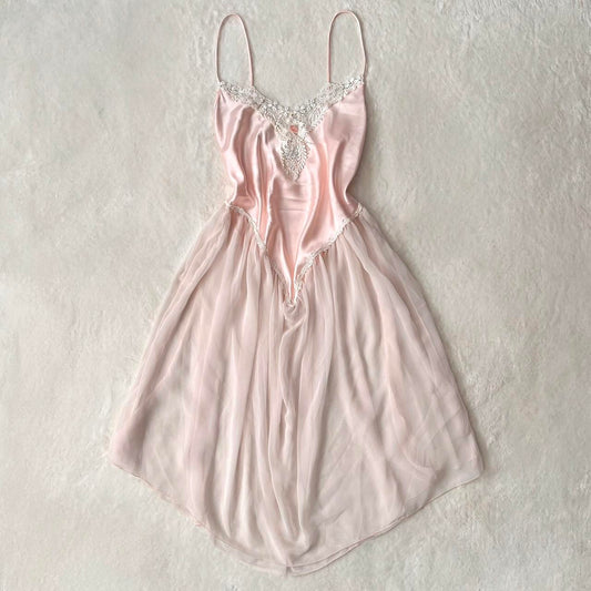 Pollinaise ballet chiffon slip dress (L)