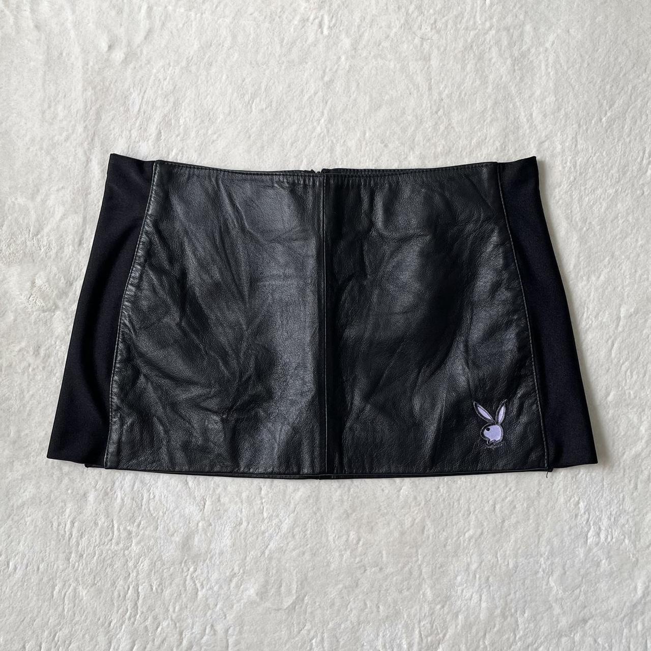 Arrow Playboy vintage leather skirt (4)