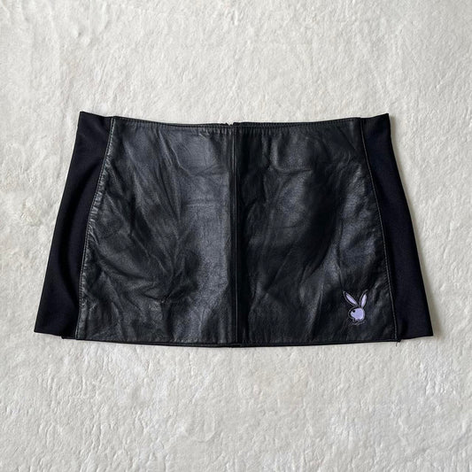 Arrow Playboy vintage leather skirt (4)