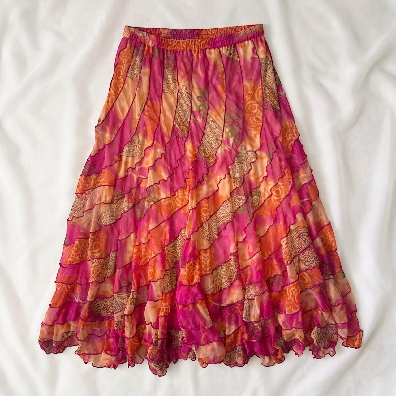 Yashi fairy patterned maxi skirt