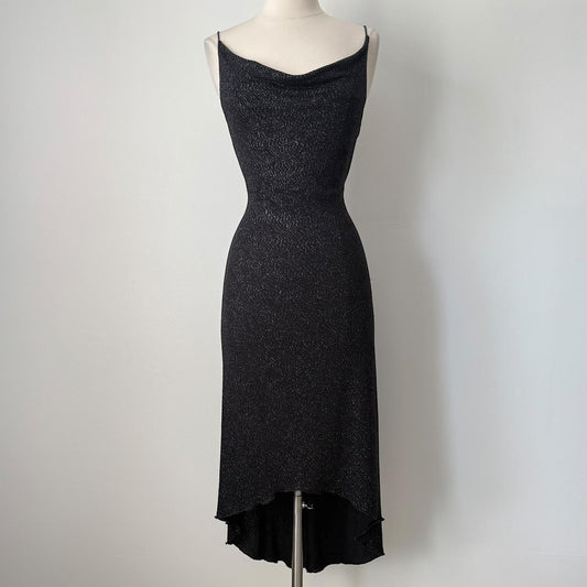 City Triangles sparkly cowl neck dress (M)
