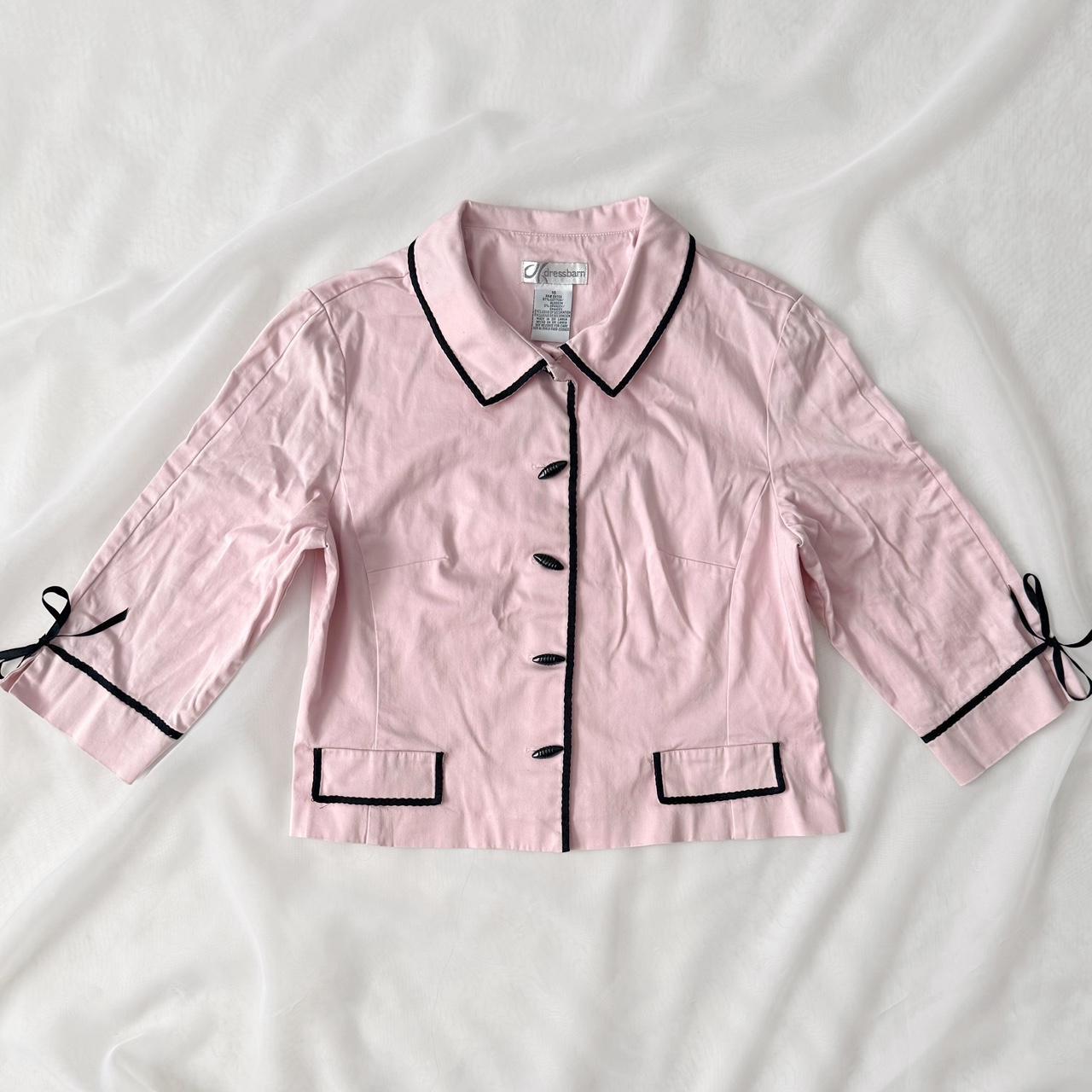 Dressbarn pink and black jacket (16)