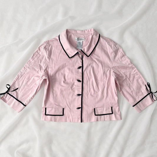 Dressbarn pink and black jacket (16)