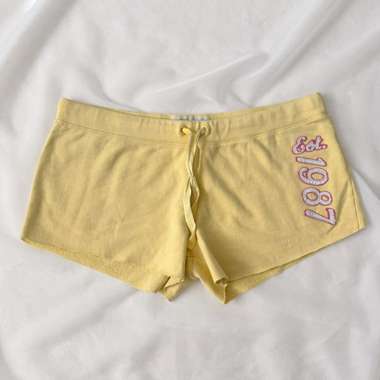 Aeropostale cutoff yellow shorts (XL)