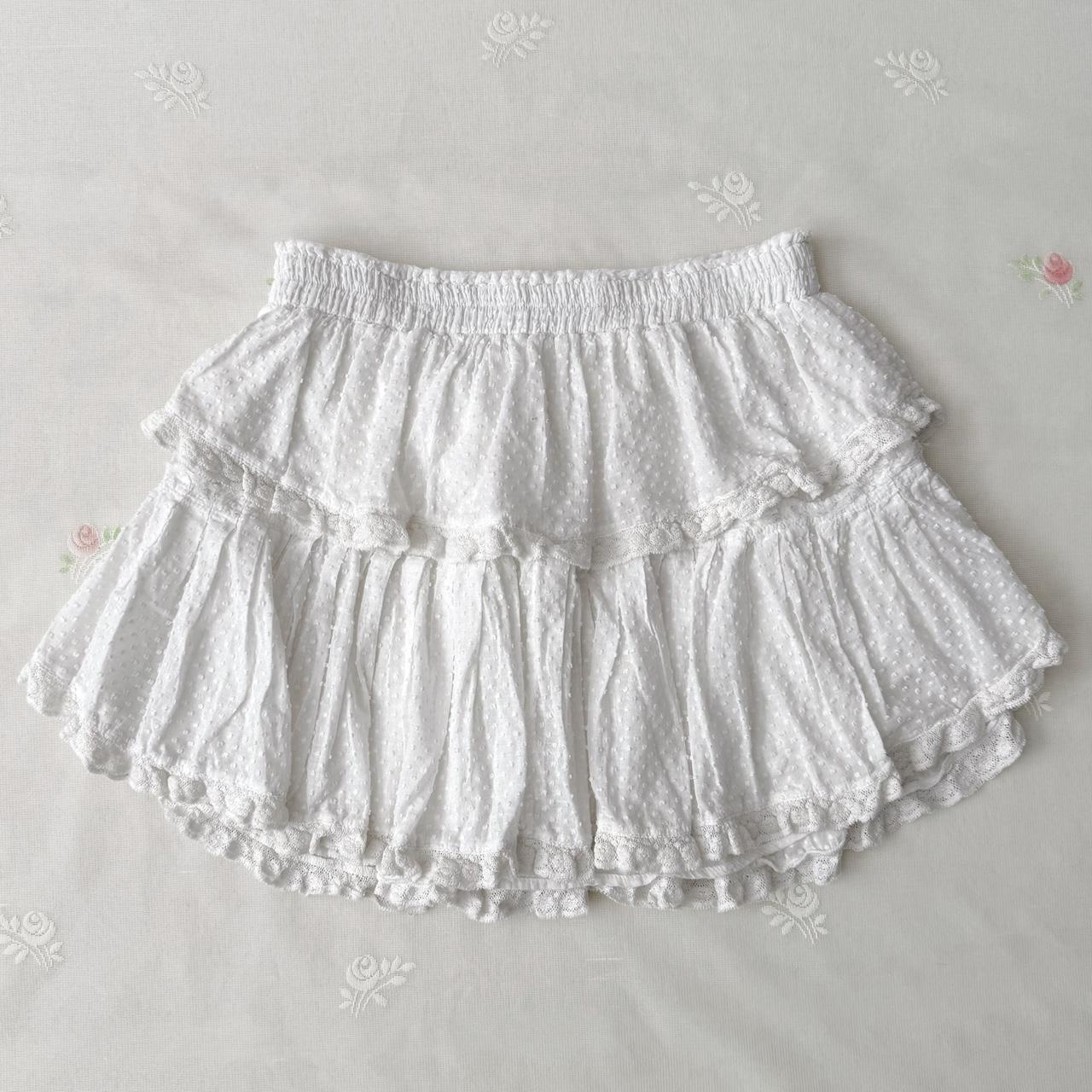 LoveShackFancy layered boho skirt (M)