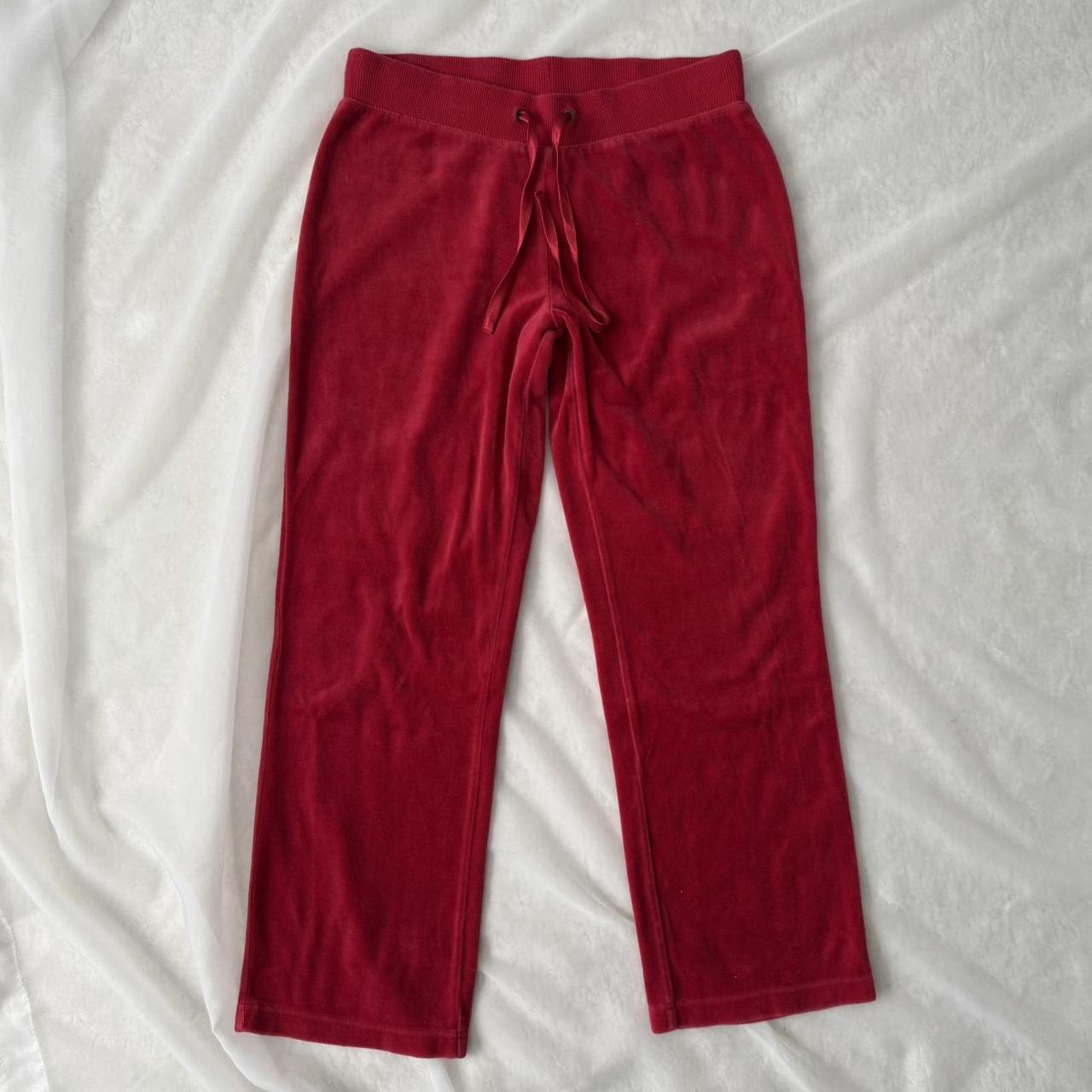 NYL red lowrise sweatpants (PM)